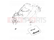 SUZUKI AH100 T (1996) Address 27 - FRAME COVER