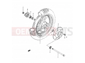 SUZUKI AH100 T (1996) Address 32 - FRONT WHEEL