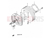 SUZUKI AH75 N (1992) Address (E01,E02,E04,E21,E24) 1 - CYLINDER