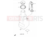 SUZUKI AH75 N (1992) Address (E01,E02,E04,E21,E24) 25 - OIL TANK