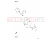 SUZUKI DL 800 DE V-Strom (JS1EM12AZ) M4 (2024) FOOTREST REAR