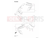 SUZUKI DL 800 DE V-Strom (JS1EM12AZ) M4 (2024) TANK COVER SIDE