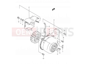 SUZUKI AN125 S (1995) 14 - COOLING FAN