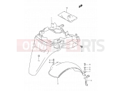 SUZUKI AN125 S (1995) 40 - REAR FENDER
