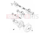 SUZUKI AN125 V (1997) 16 - TRANSMISSION (2)