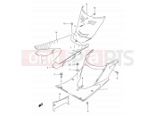 SUZUKI AN125 V (1997) 35 - REAR LEG SHIELD (MODEL S/T/V/W)