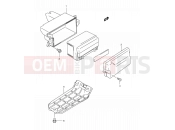 SUZUKI AN125 X (1999) 28 - BATTERY HOLDER