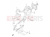 SUZUKI AN125 X (1999) 34B - LEG SHIELD (MODEL X/Y)
