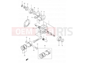 SUZUKI AN125U X (1999) 6 - CRANKSHAFT