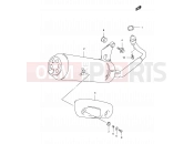 SUZUKI AN150 T (1996) 12 - MUFFLER