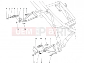 DUCATI Supersport 900 SS R.H. FOOT RESTS
