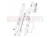 SUZUKI AN150 Y (2000) 43 - FRONT FORK