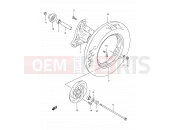 SUZUKI AN150 Y (2000) 44 - FRONT WHEEL