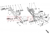 DUCATI Monster 400 FOOTREST » FRAME
