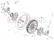 MOTOGUZZI V85 TT Strada E5+ (CND, USA) Front wheel
