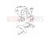 Triumph 2002 THUNDERBIRD Mudguards/Chainguard/Battery Box  » 71698