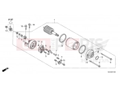 HONDA AFRICA TWIN 1100 DCT ADVENTURE SPORTS ES CRF1100D4R 2024 E-13 STARTER MOTOR