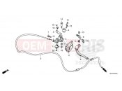 HONDA AFRICA TWIN 1100 DCT ADVENTURE SPORTS ES CRF1100D4R 2024 F-5-50 PARKING BRAKE LEVER