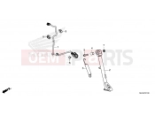 HONDA AFRICA TWIN 1100 DCT ADVENTURE SPORTS ES CRF1100D4R 2024 F-31 SIDE STAND