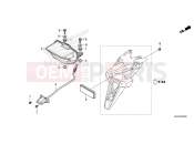 HONDA AFRICA TWIN 1100 DCT ADVENTURE SPORTS ES CRF1100D4R 2024 F-36 TAILLIGHT/LICENSE LIGHT