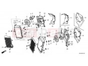 HONDA AFRICA TWIN 1100 DCT ADVENTURE SPORTS ES CRF1100D4R 2024 F-41 RADIATOR