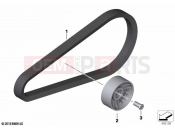 BMW Motorrad BMW 2019 C models C 400 X (0C09, 0C19) CVT belt | CVT belt