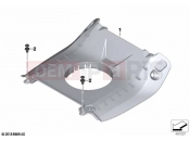 BMW Motorrad BMW 2019 C models C 400 X (0C09, 0C19) Tank cover, middle