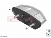 BMW Motorrad BMW 2019 C models C 400 X (0C09, 0C19) LED rear light