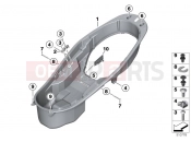 BMW Motorrad BMW 2019 C models C 400 X (0C09, 0C19) Luggage compartment floor 2