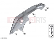 BMW Motorrad BMW 2019 C models C 400 X (0C09, 0C19) Luggage compartment trim 2