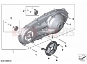 BMW Motorrad BMW 2018 C-Models C 400 X (0C09, 0C19) Housing cover, CVT