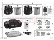 BMW Motorrad BMW 2018 C-Models C 400 X (0C09, 0C19) Luggage system 