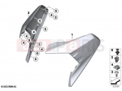 BMW Motorrad BMW 2018 C-Models C 400 X (0C09, 0C19) Lateral trim panel front bottom