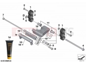 BMW Motorrad BMW 2018 C-Models C 400 X (0C09, 0C19) Auxiliary swing arm | Auxiliary swing arm