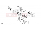 HONDA AFRICA TWIN 1100 ADVENTURE SPORT ES CRF1100AL4R [AU, Gulf Arabic, Asia] 2024 E-19 GEARSHIFT DRUM (1)