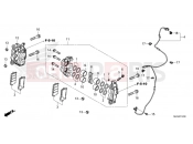 HONDA AFRICA TWIN 1100 ADVENTURE SPORT ES CRF1100AL4R [AU, Gulf Arabic, Asia] 2024 F-12 FRONT BRAKE CALIPER