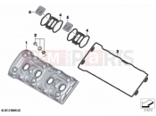 BMW Motorrad BMW 2016 S models S 1000 RR 15 (0D40) Cylinder head cover