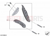 BMW Motorrad BMW 2016 S models S 1000 RR 15 (0D40) Tensioning rail / slide rail