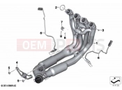 BMW Motorrad BMW 2016 S models S 1000 RR 15 (0D40) Exhaust manifold