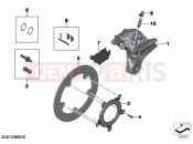 BMW Motorrad BMW 2016 S models S 1000 RR 15 (0D40) Rear wheel brake