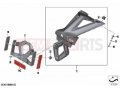 BMW Motorrad BMW 2016 S models S 1000 RR 15 (0D40) Licence plate holder