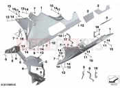 BMW Motorrad BMW 2016 S models S 1000 RR 15 (0D40) Engine spoiler