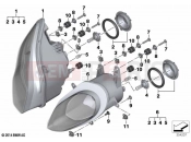 BMW Motorrad BMW 2016 S models S 1000 RR 15 (0D40) Headlight