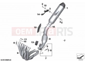 BMW Motorrad BMW 2016 S models S 1000 RR 15 (0D40) Separate parts, HP titanium exh. system