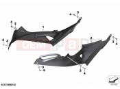 BMW Motorrad BMW 2016 S models S 1000 RR 15 (0D40) HP carbon tank trim
