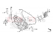 HONDA NT1100 (NT1100AS) 2025 E-6 RIGHT CRANKCASE COVER (NT1100A)