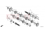HONDA NT1100 (NT1100AS) 2025 E-17 TRANSMISSION (NT1100A)