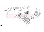 HONDA NT1100 (NT1100AS) 2025 F-5-20 ABS MODULATOR/BRAKE PIPE