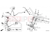 HONDA NT1100 (NT1100AS) 2025 F-7 HANDLE PIPE/TOP BRIDGE