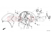 HONDA NT1100 (NT1100AS) 2025 F-10 FRONT FENDER